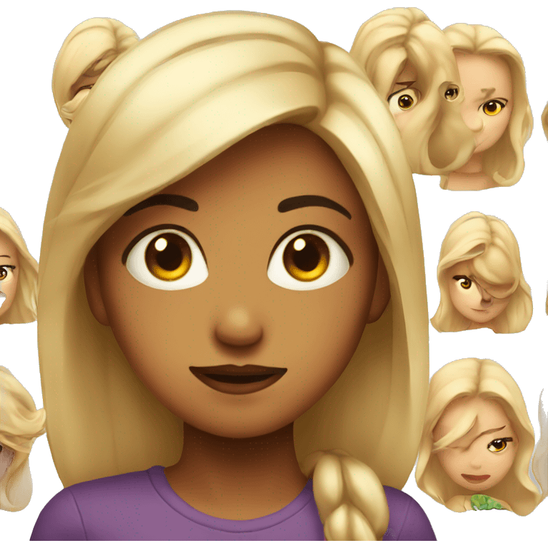 girl side eye judging emoji