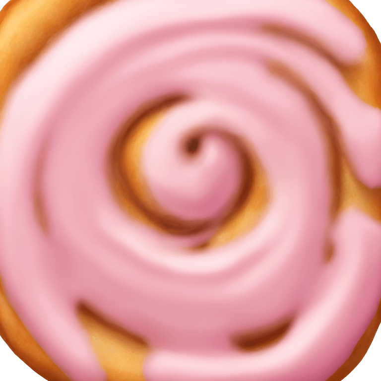 light pink cinnamon roll emoji