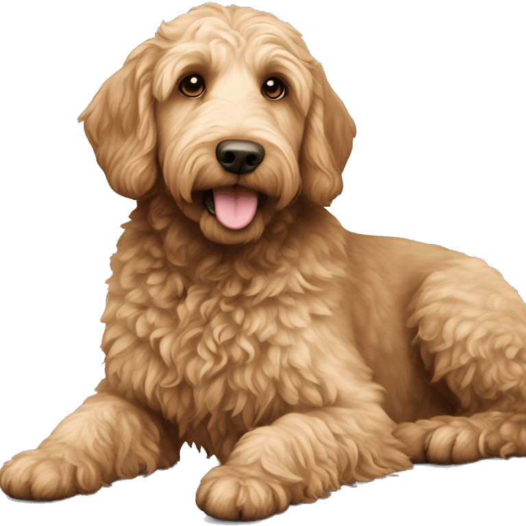 labradoodle light brown emoji