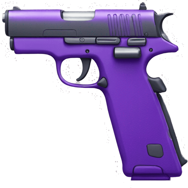 purple pistol with extender emoji