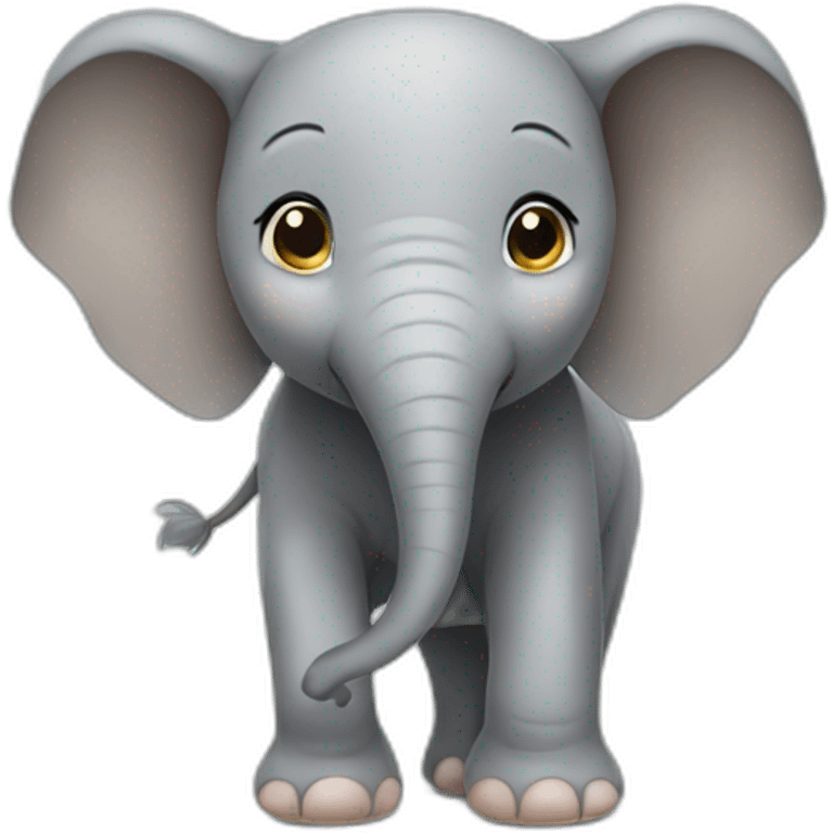 Cute elephant  emoji