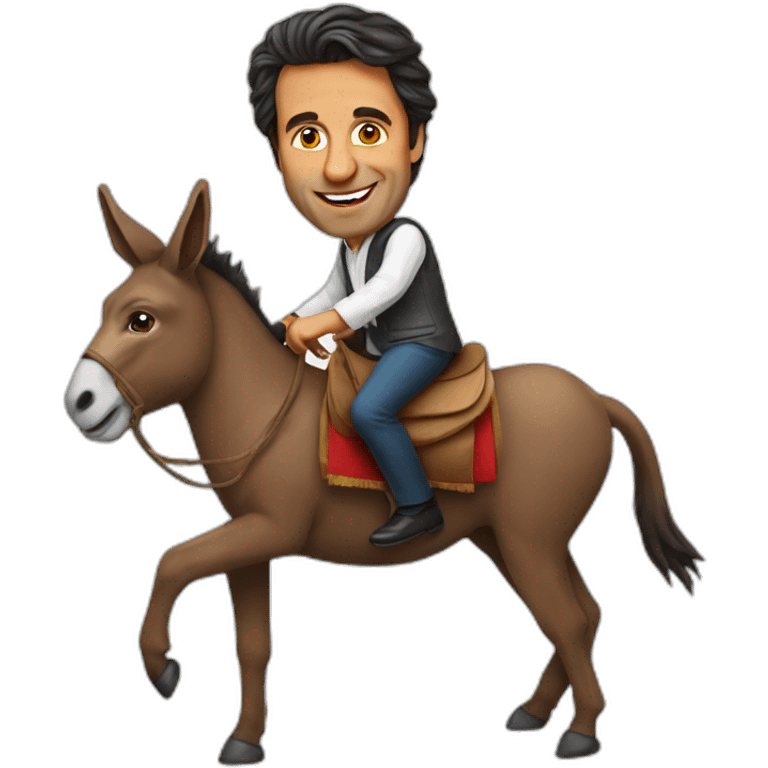 Imran khan riding donkey emoji