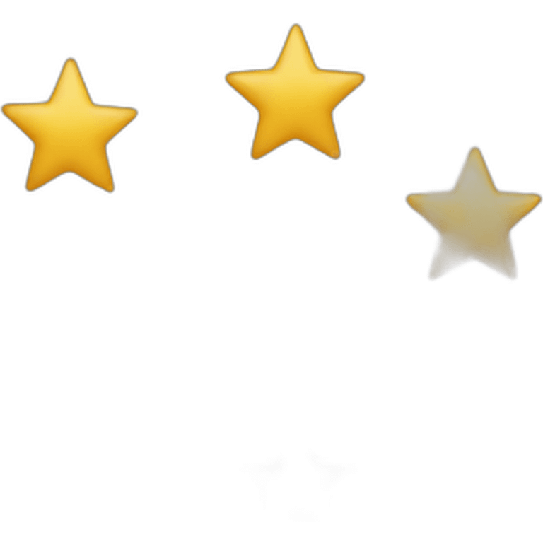 three-black-stars emoji