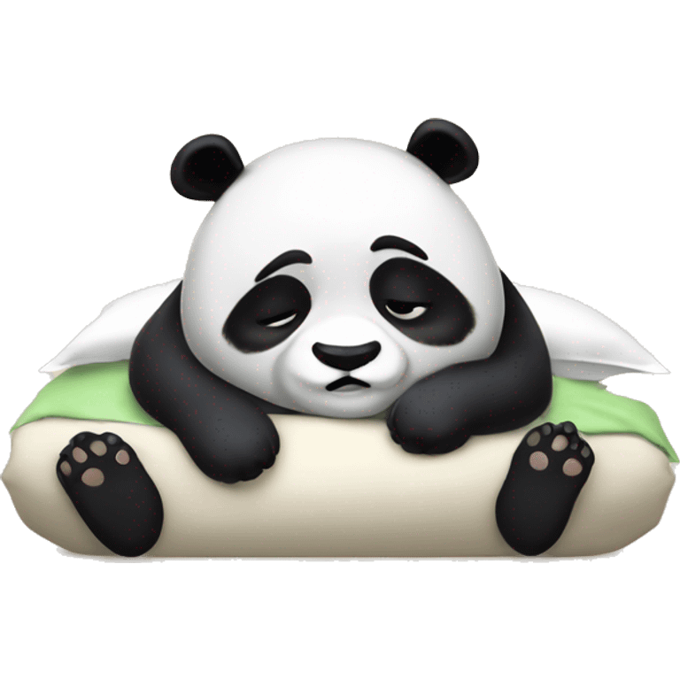 panda dormido siendo clean emoji