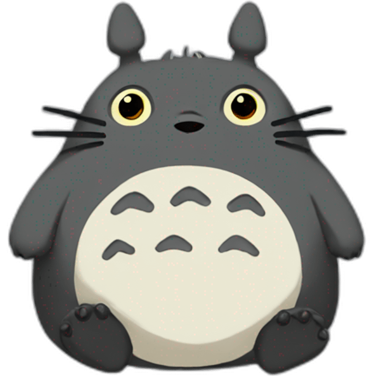 Dark totoro emoji