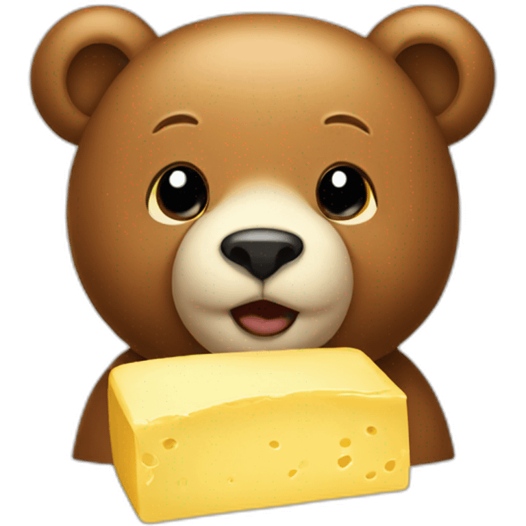 bear with butter emoji