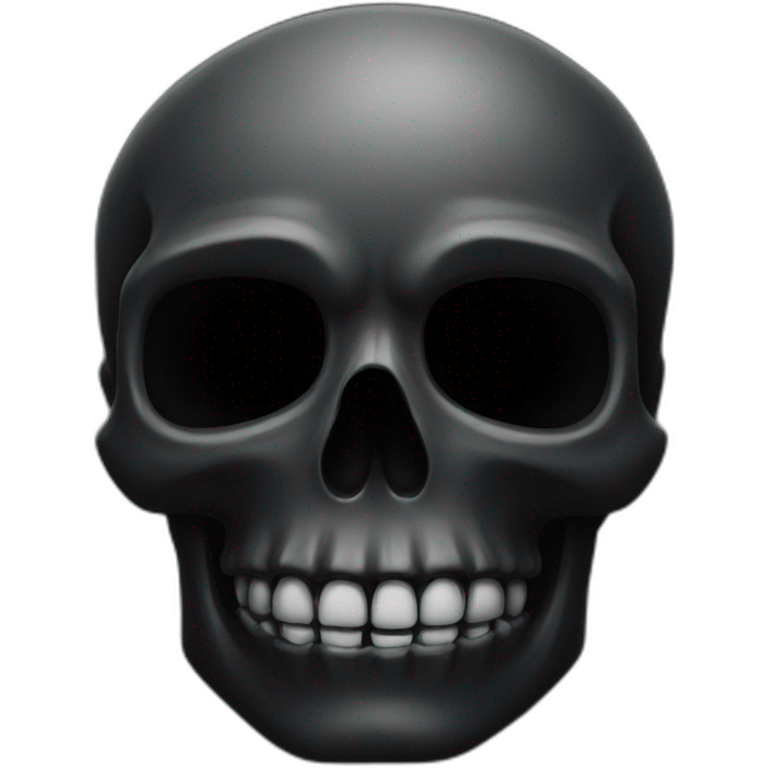 black skull emoji