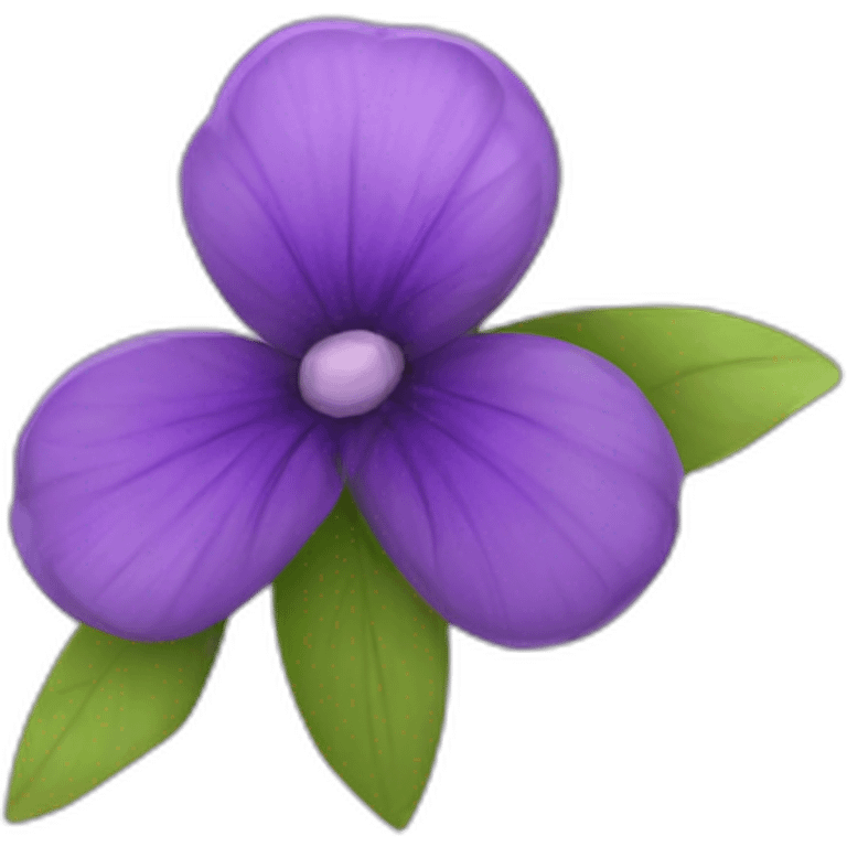 violet flower emoji