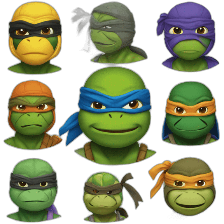 ninja turtles emoji