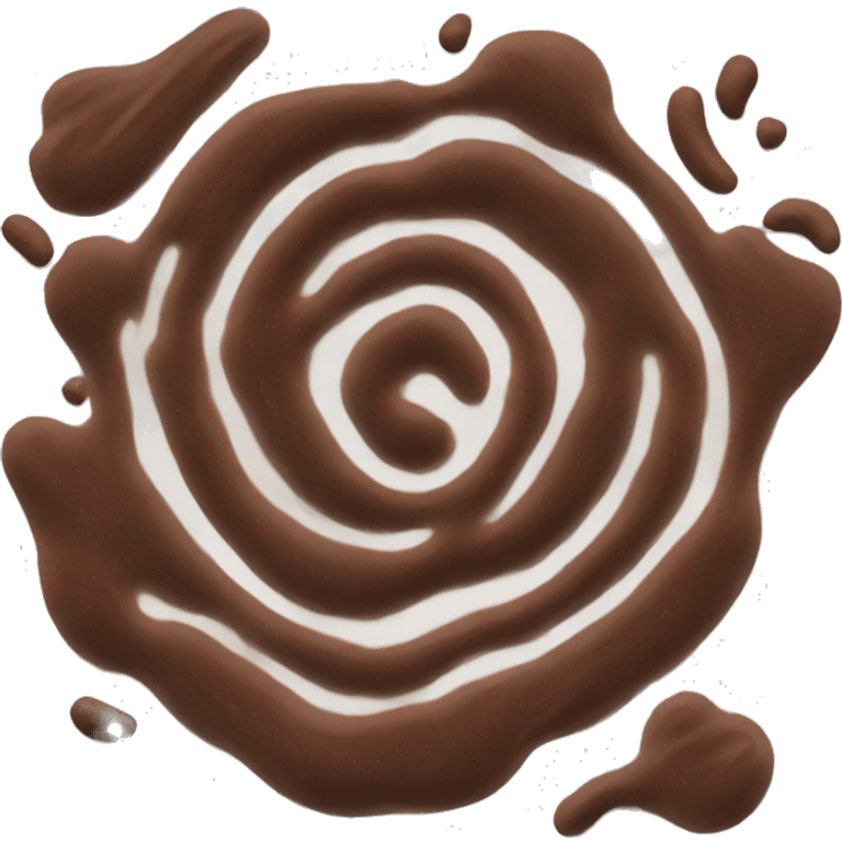 chocolate powder emoji