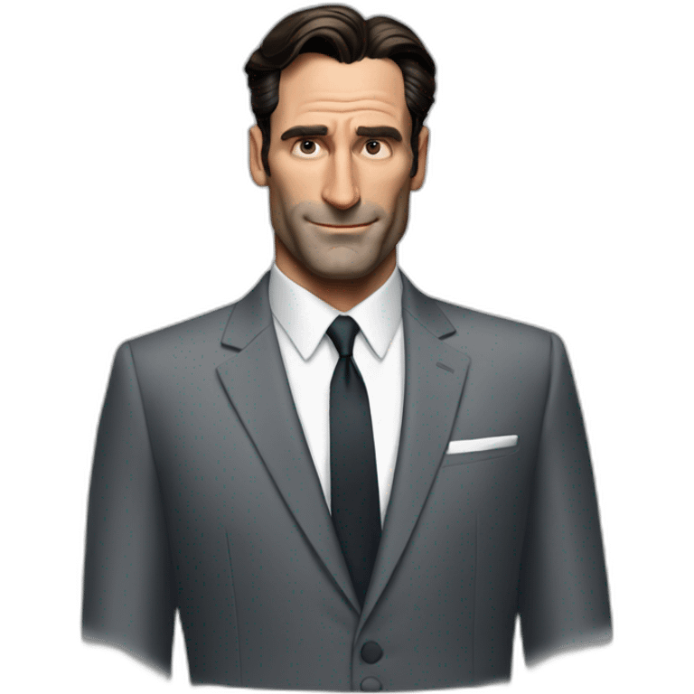 Jon hamm in suit emoji