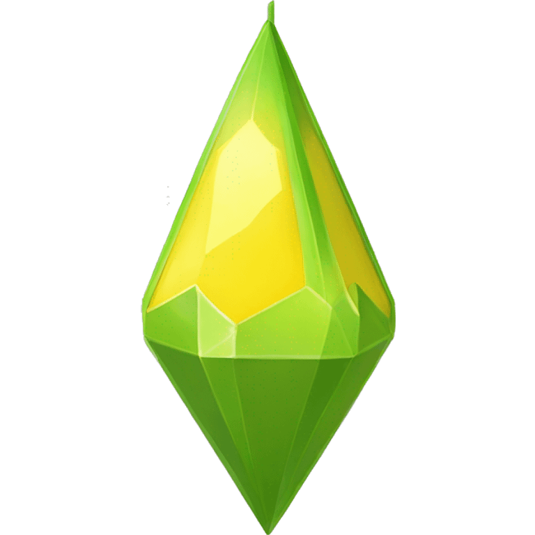 The Sims plumbob  YELLOW emoji