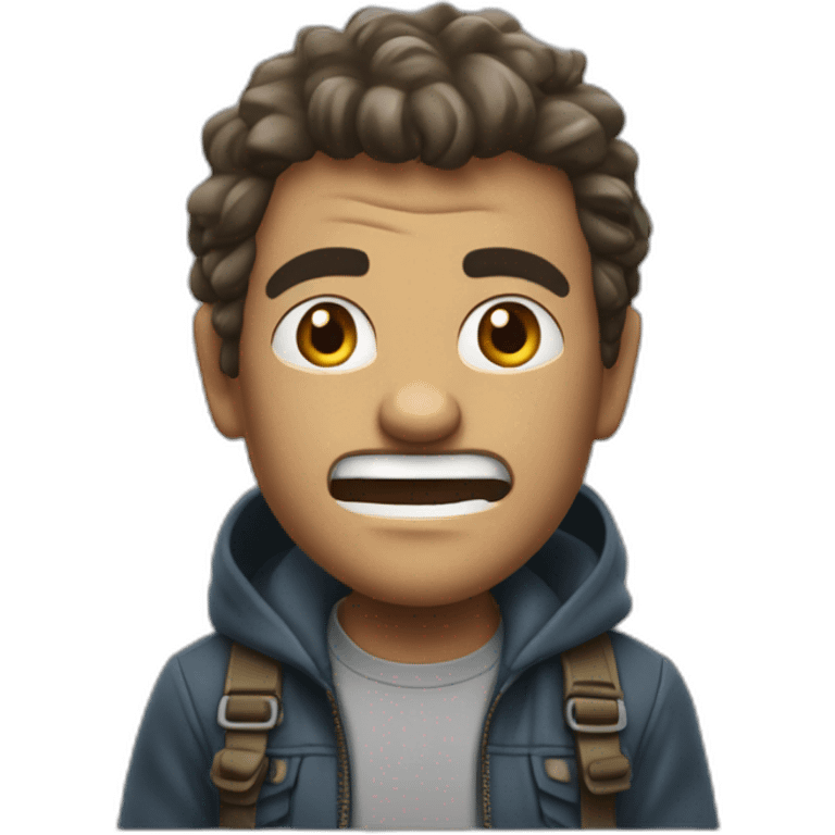 a character, fueled by uncontrollable rage, seeks ferocious vengeance against those who have wronged them, leaving behind a path of destruction and terror emoji