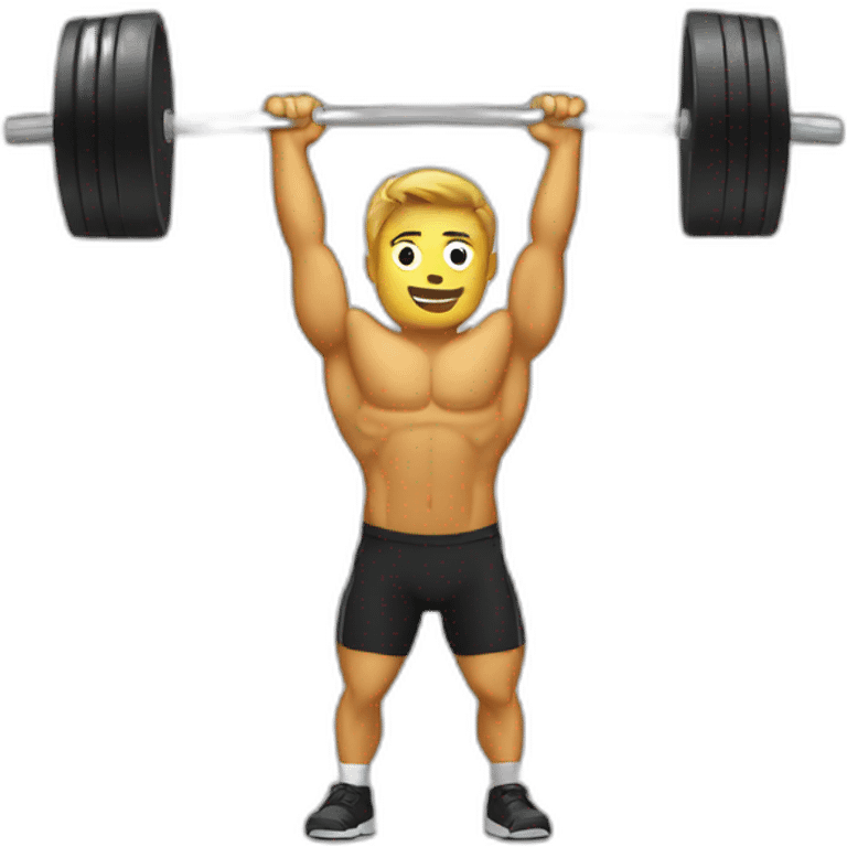 weight lifting  emoji