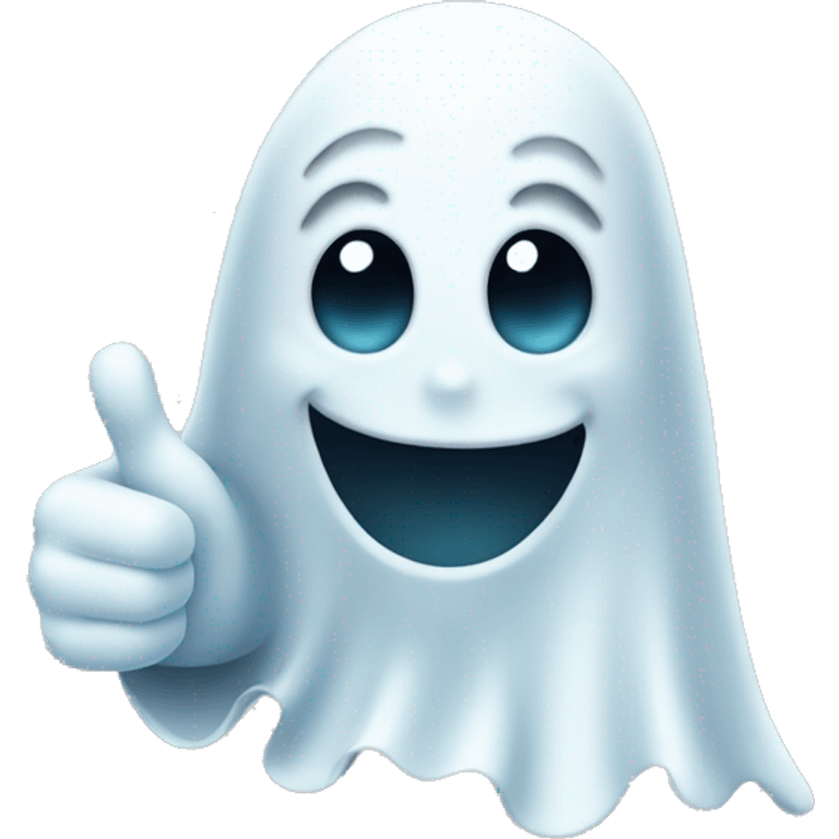 Ghost thumbs up emoji