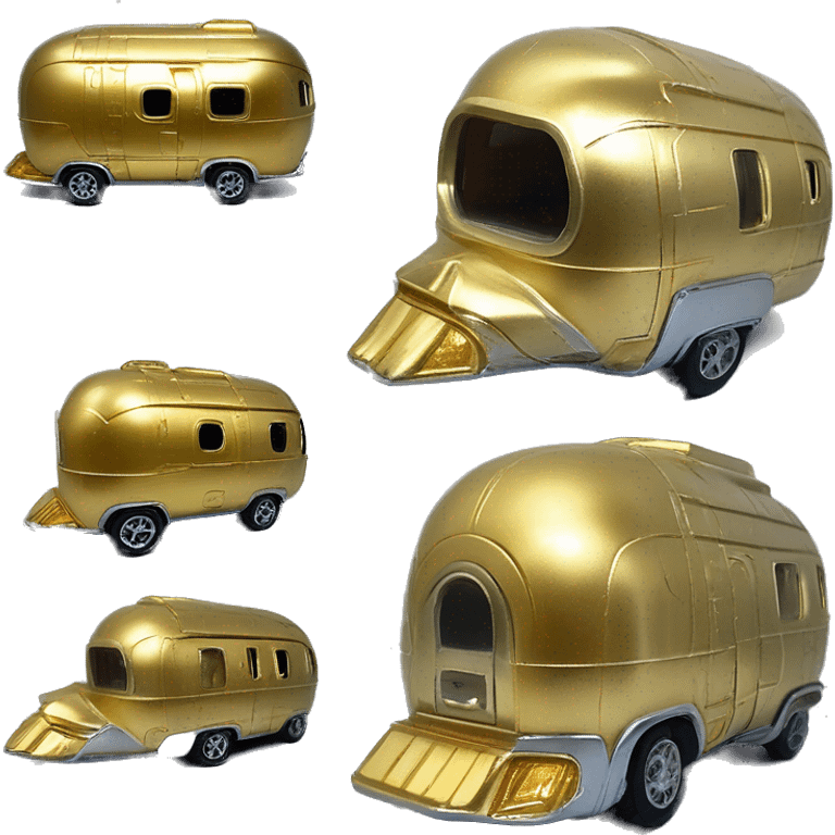 Long wheelbase airstream Hot Wheels 2014 Star Wars C-3PO Van Character Cars real riders  emoji