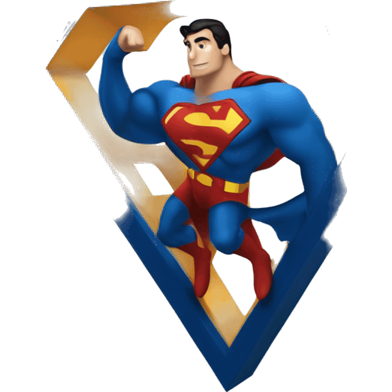 Superman symbol letter d emoji