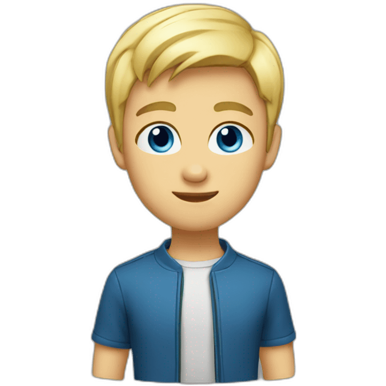 blond-short-hair-blue-eyes emoji