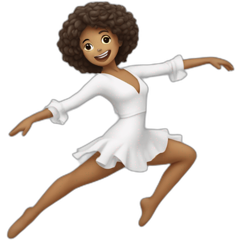 Un œuf en train de danser emoji