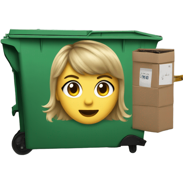 Taylor swift in a dumpster  emoji