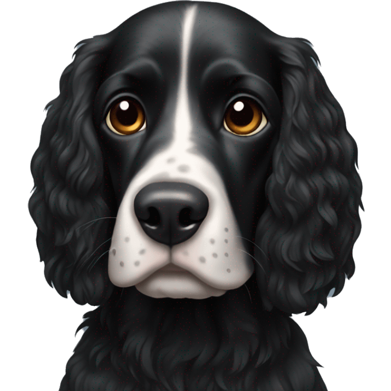 Black spaniel  emoji