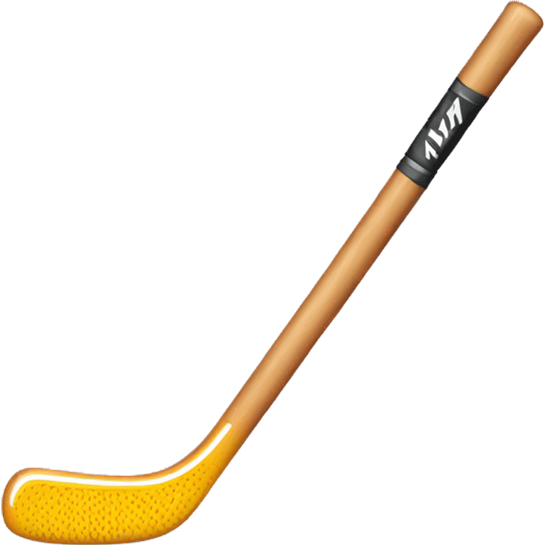 Hockey stick To the right emoji