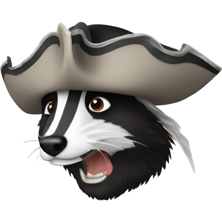 Pirate Badger  emoji