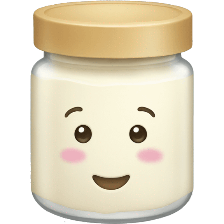 a jar of cream emoji