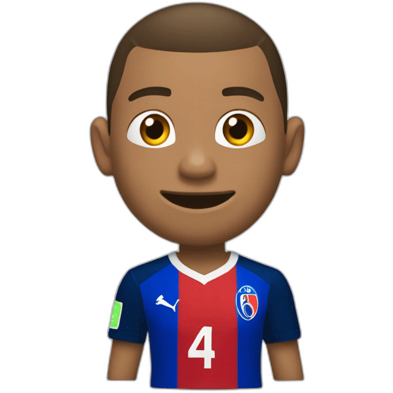 Mbappé qui boit du thé emoji