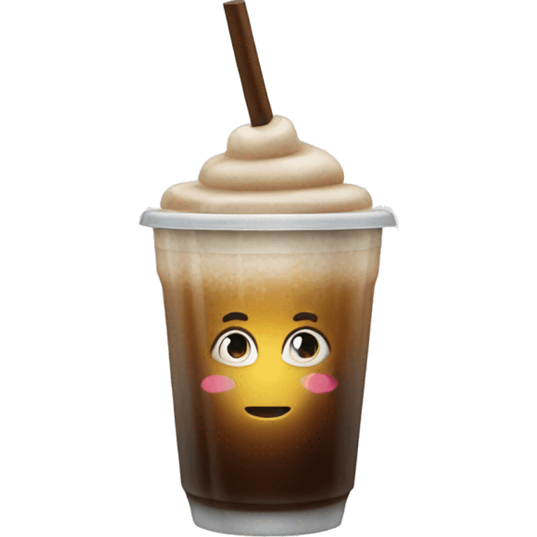 Ice coffe emoji