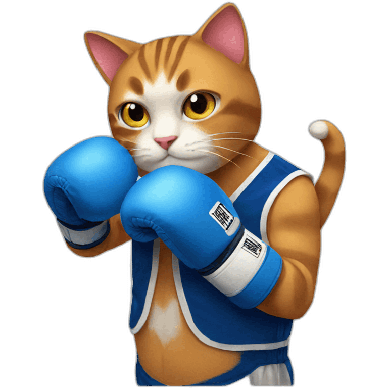 boxing cat emoji