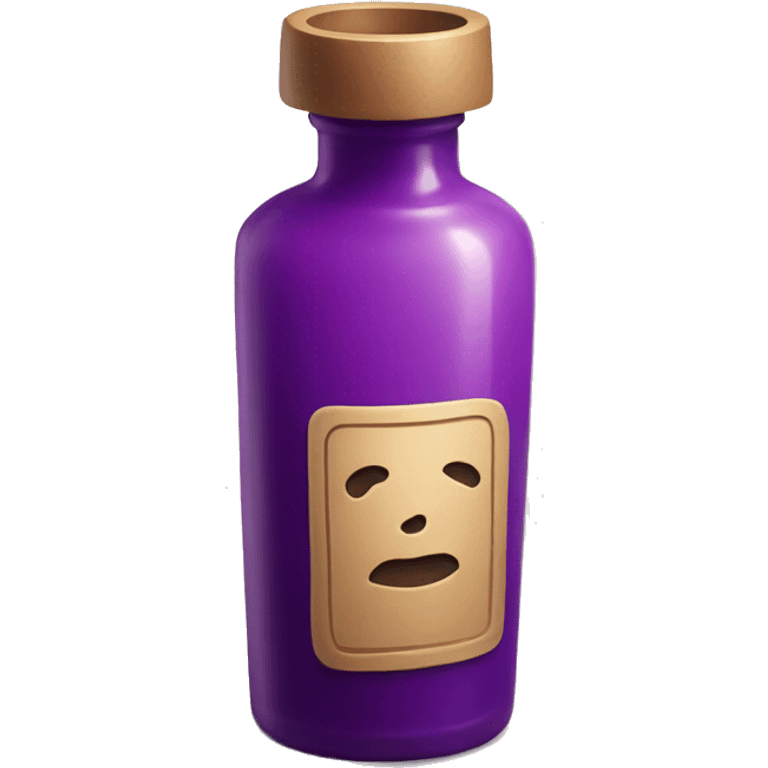 ancient style purple ink bottle  emoji