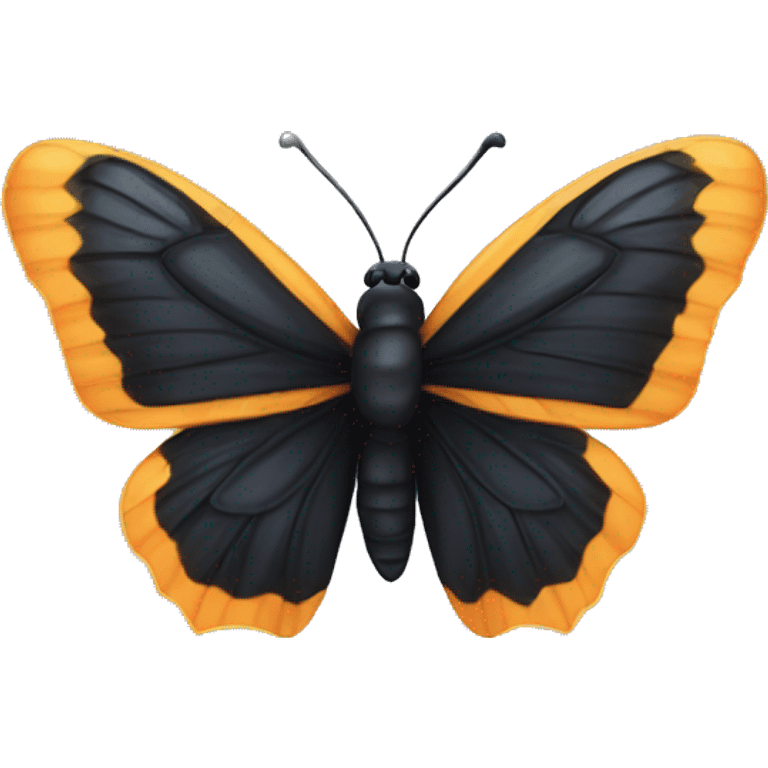 Mariposa negra  emoji