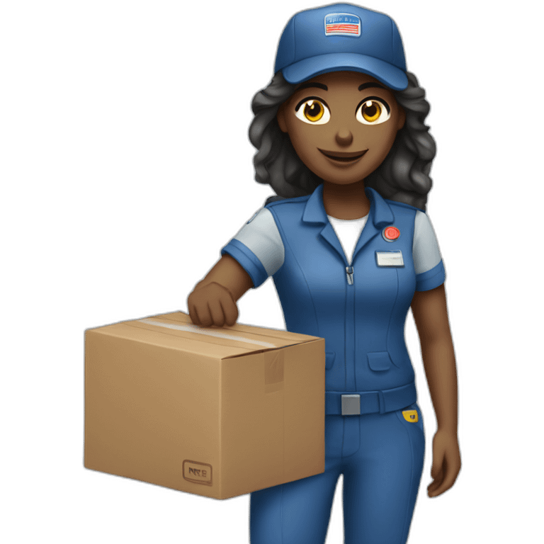 female mail carrier emoji