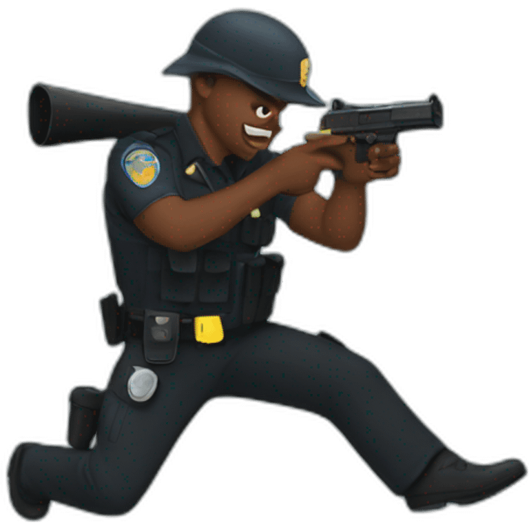 n1gga being shot by police emoji