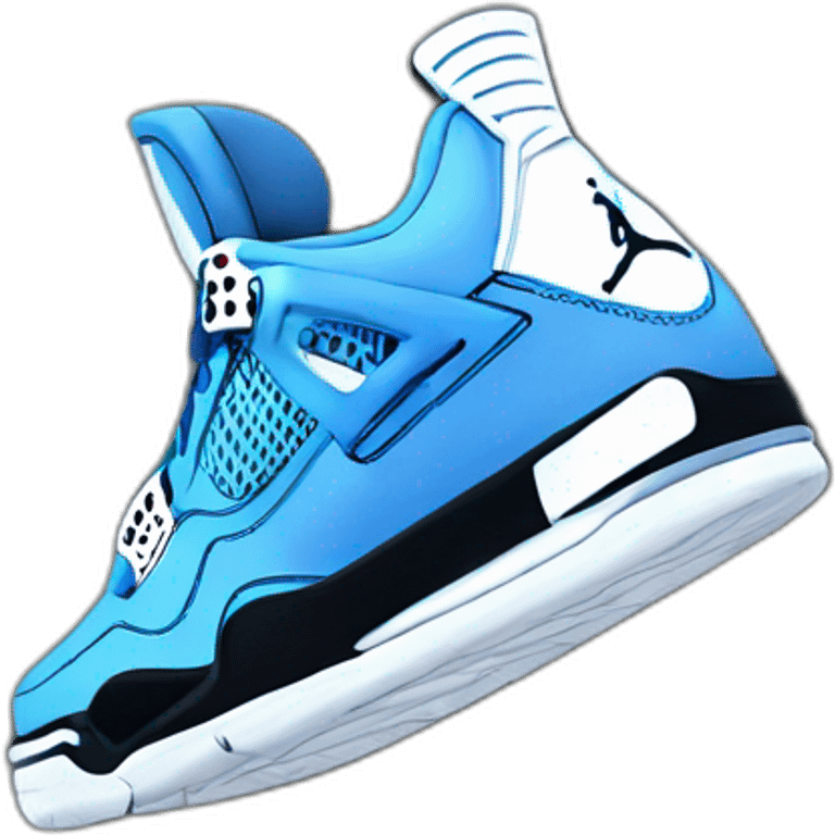 Jordan 4 bleu emoji