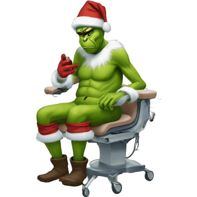 I’m getting my knee surgery grinch emoji