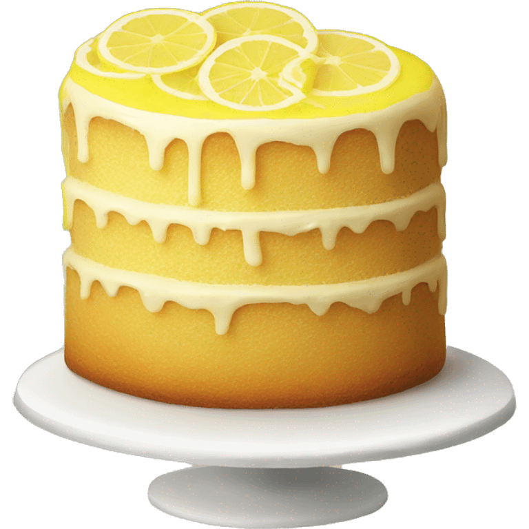 Lemon cake emoji