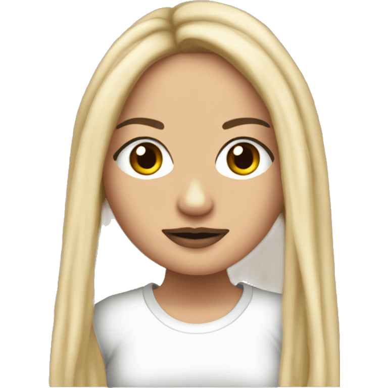 Amanda Bynes wearing brat emoji