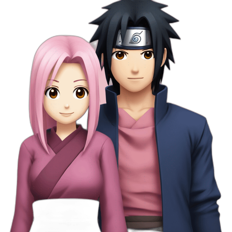 Sasuke uchiha x sakura haruno emoji