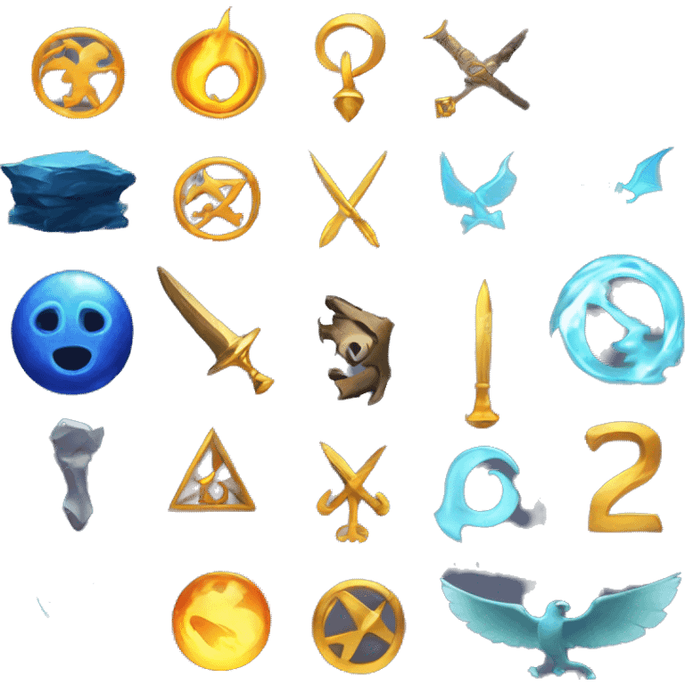 Percy Jackson symbols emoji