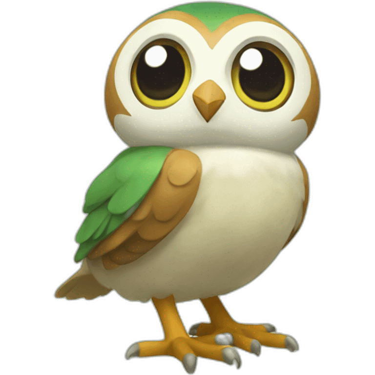 Pokémon rowlet emoji