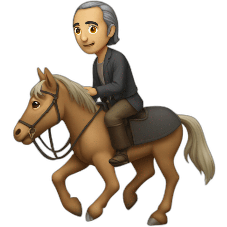 zemmour sur un âne emoji