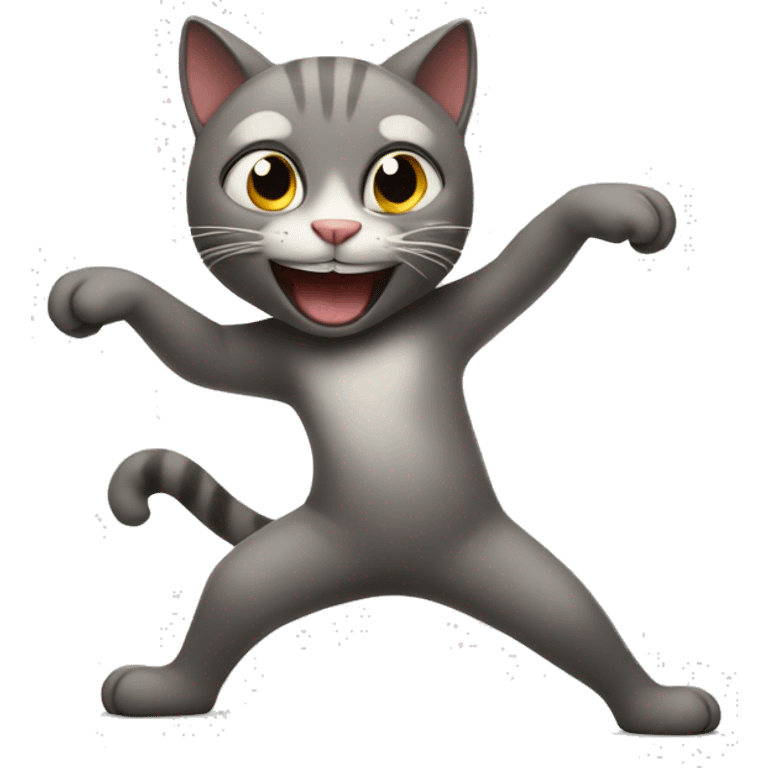 Cat dancing emoji