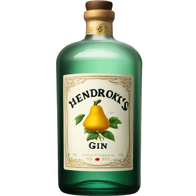 hendricks’s gin bottle emoji