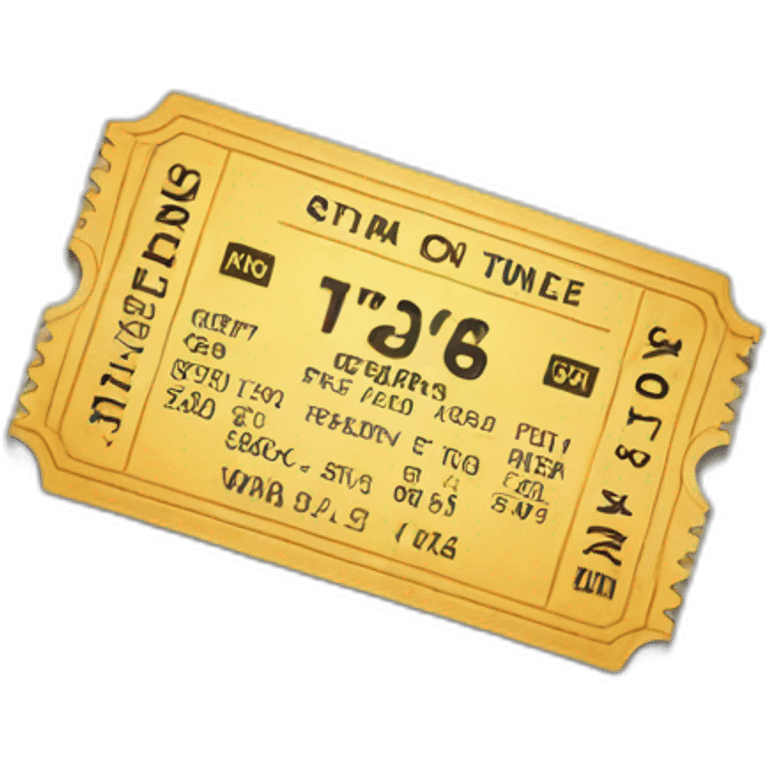 cinema ticket emoji