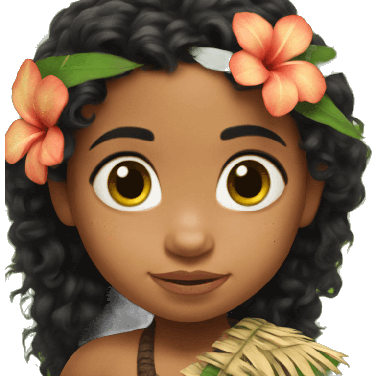 baby moana emoji