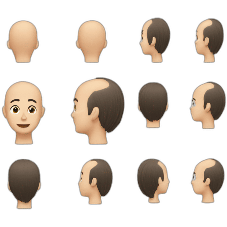 Hair loss emoji