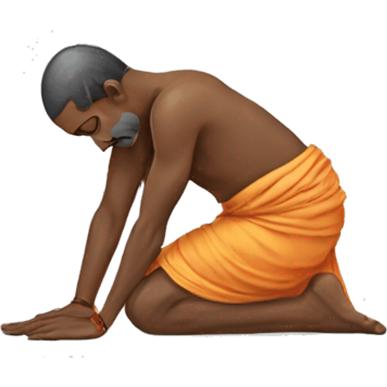 Hindu total body prostration emoji