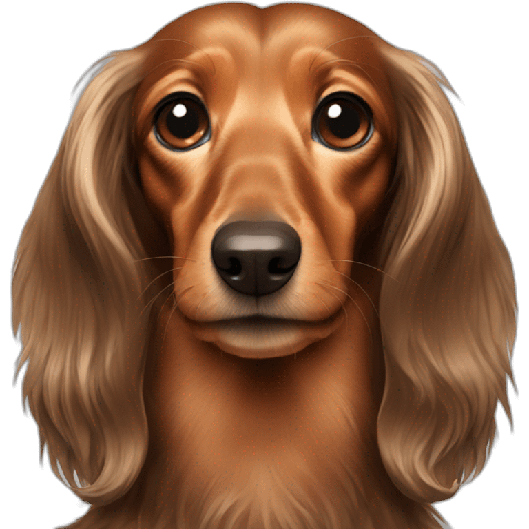 Long Haired Dachshund emoji